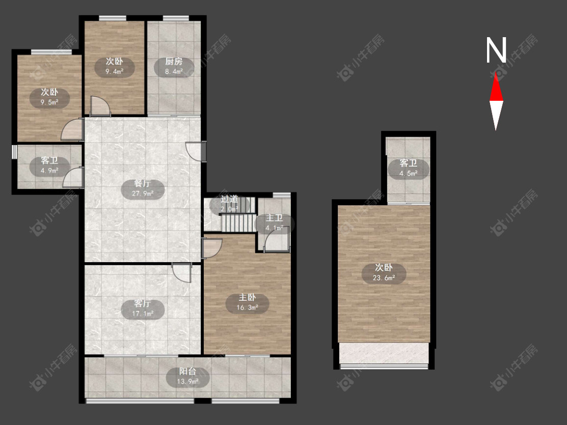 常州新城璞樾和山在售二手房源户型图_小牛看房