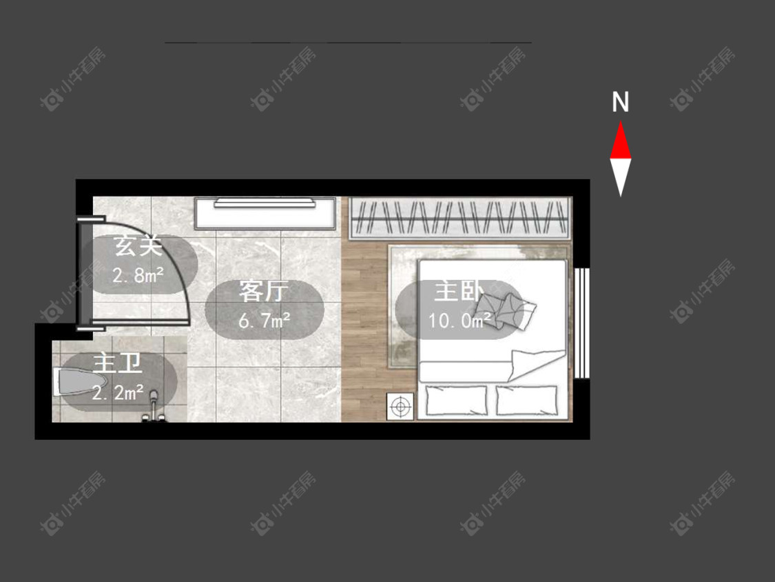 常州龙湖华盛·天曜在售二手房源户型图_小牛看房