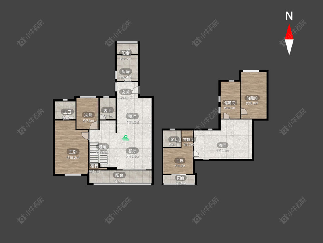 常州天安花园在售二手房房源户型图_小牛看房