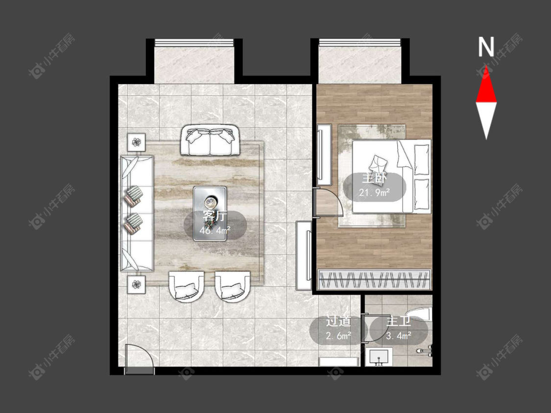 常州铂安国际在售二手房源户型图_小牛看房