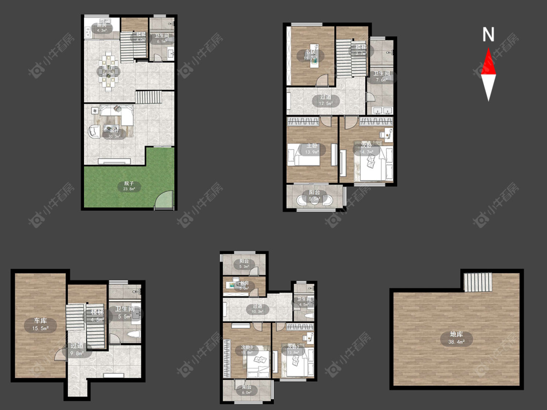 常州大园公寓在售二手房源户型图_小牛看房