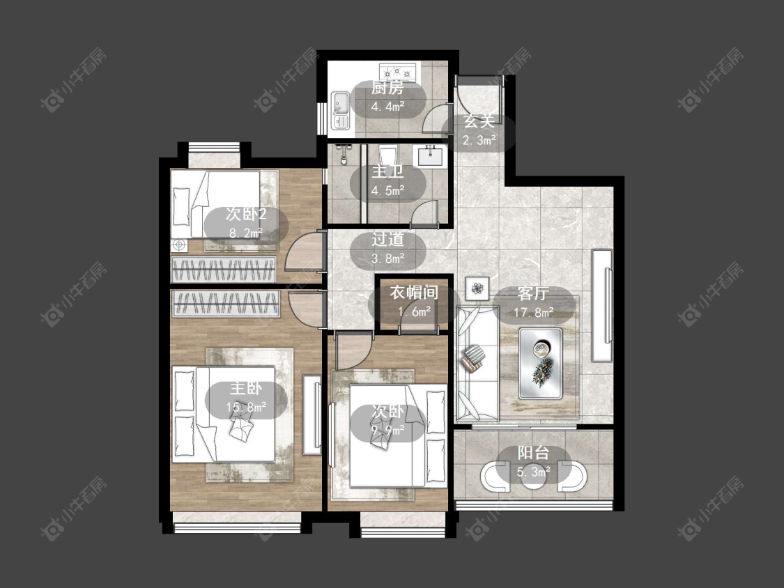 丹阳上善雅苑在售二手房源户型图_小牛看房