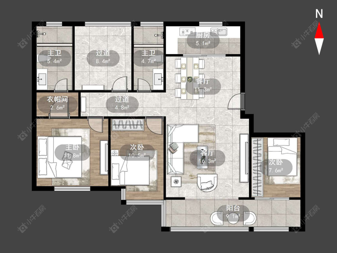 龙名仕豪庭房源户型图 常州龙名仕豪庭在售二手房源户型图_小牛看房