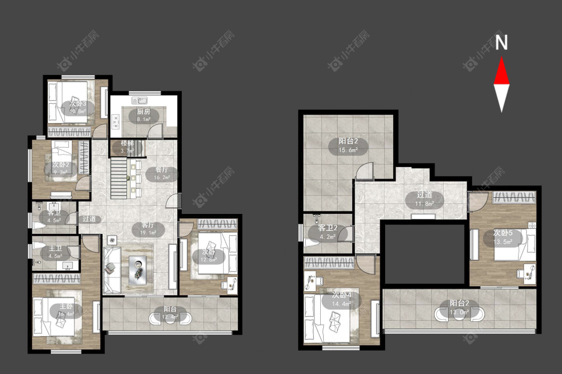 常州随园金麟府在售二手房源户型图_小牛看房