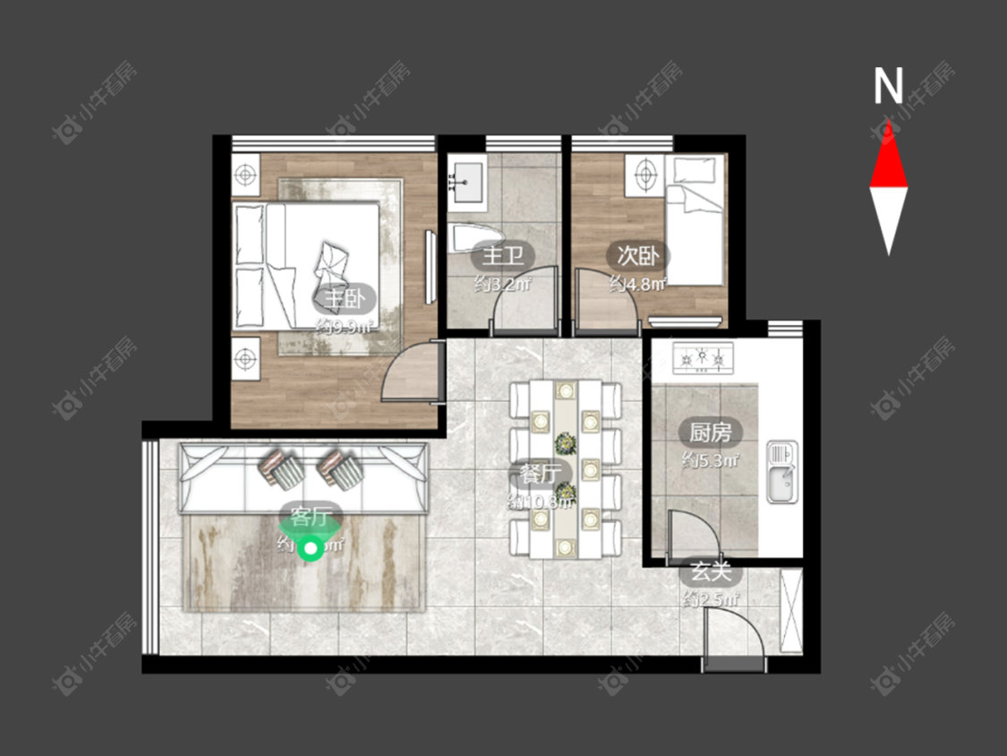 金百国际房源户型图 常州金百国际在售二手房源户型图_小牛看房