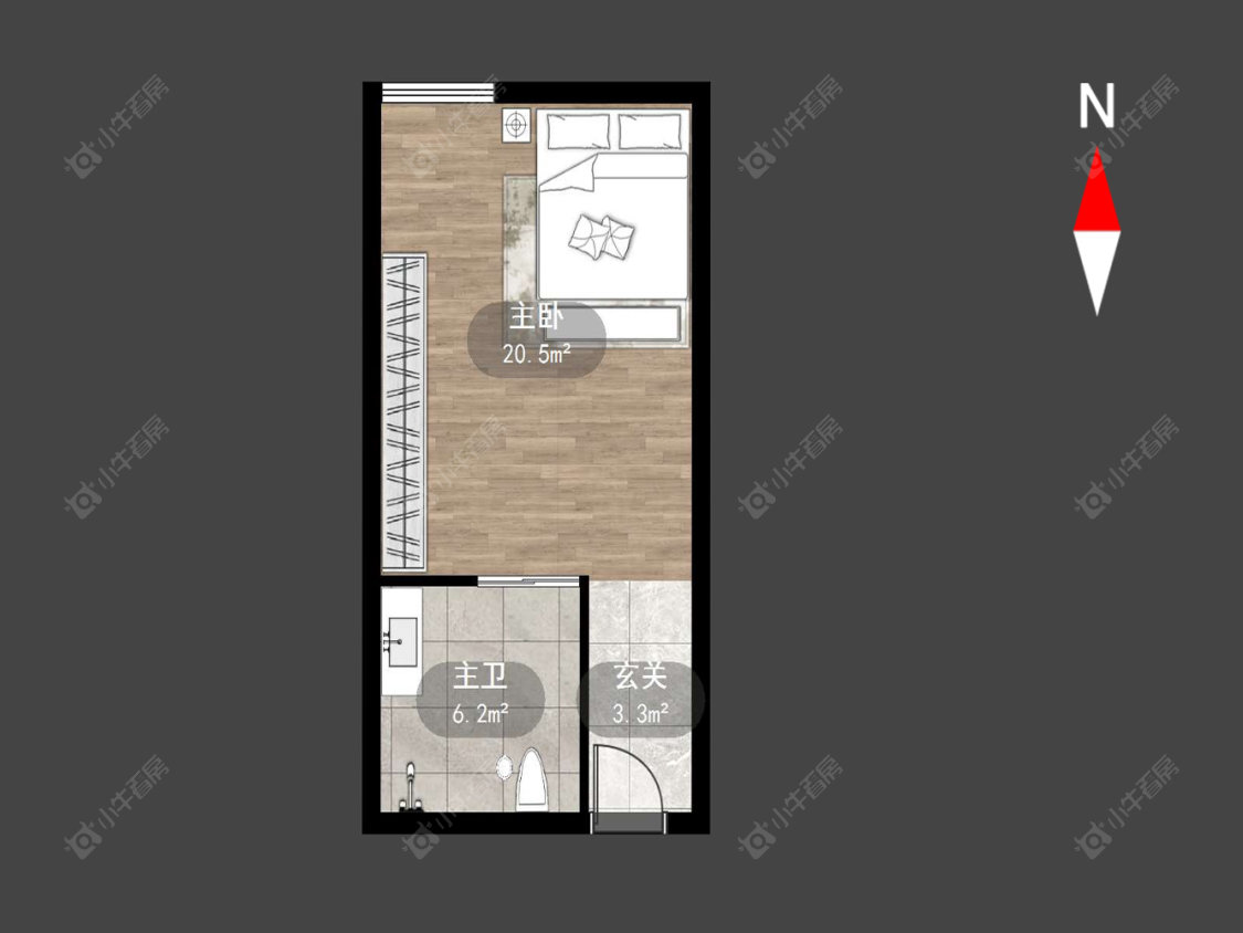 北城后街房源户型图 常州北城后街在售二手房源户型图_小牛看房