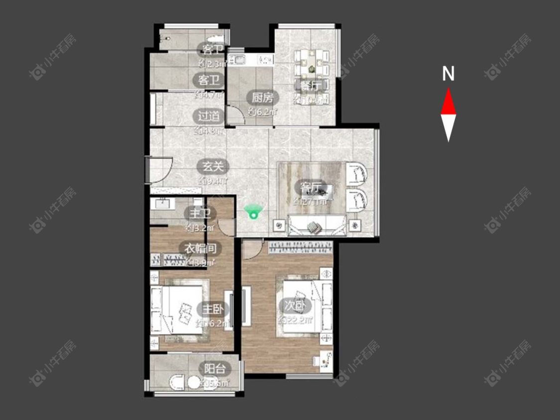 常州太阳花园在售二手房源_小牛看房