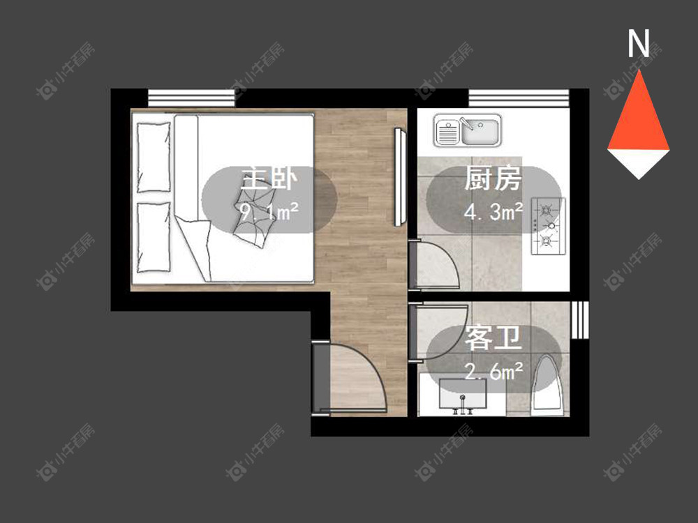 常州香江康桥在售二手房房源户型图_小牛看房