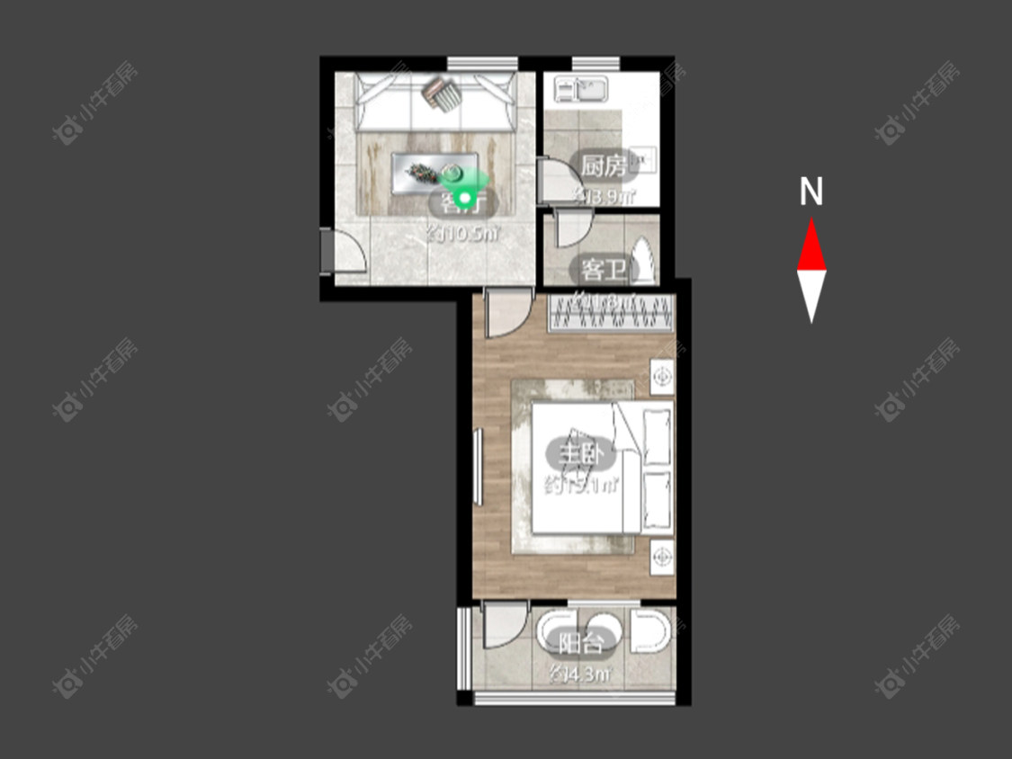 常州通济新村在售二手房源户型图_小牛看房