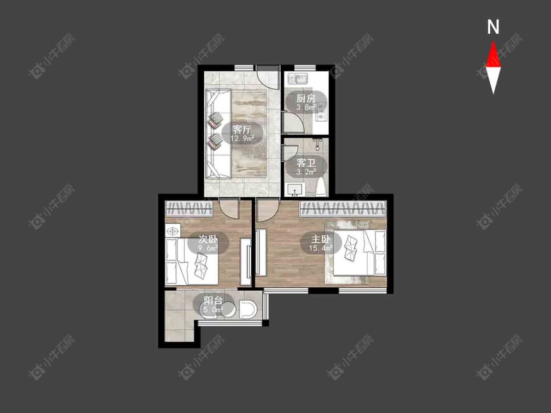 常州翠竹新村南区在售二手房房源户型图_小牛看房