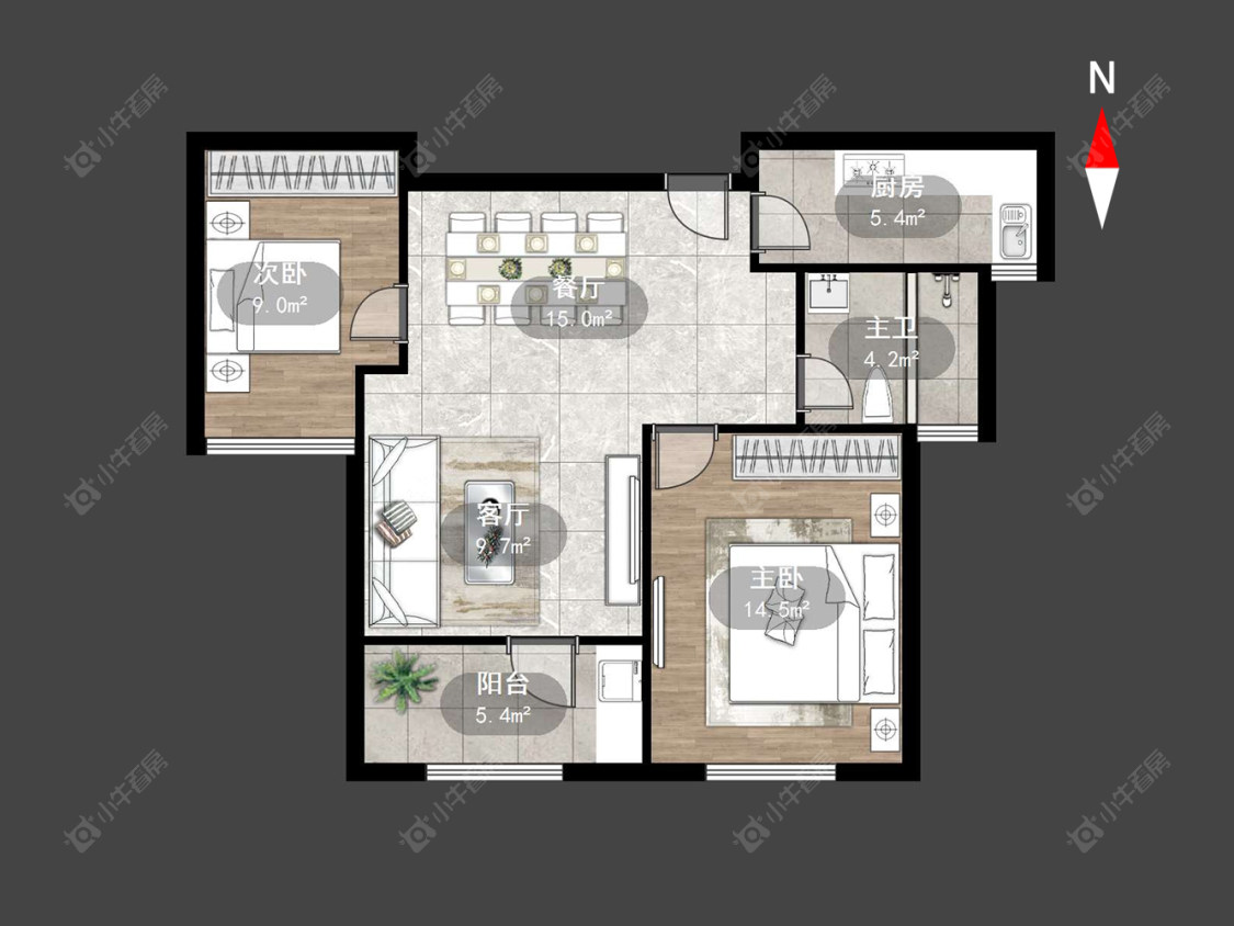 弘阳上城房源户型图 常州弘阳上城在售二手房源户型图_小牛看房