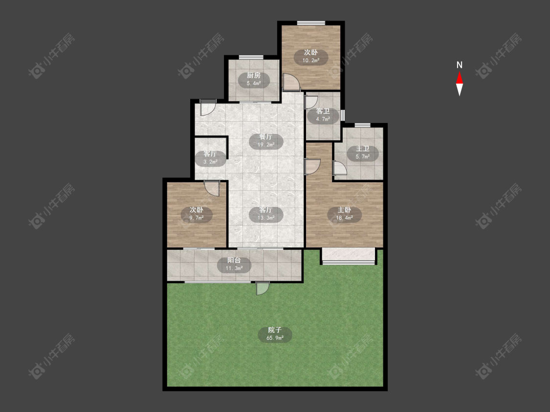 常州江东钱塘映像在售二手房源户型图_小牛看房