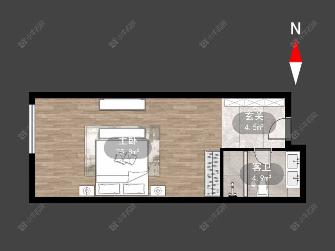 星湖广场房源户型图 常州星湖广场在售二手房源户型图_小牛看房