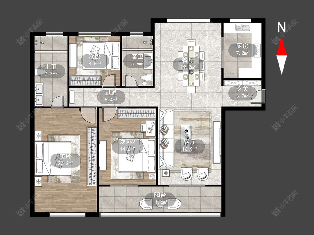 常州星河国际九区在售二手房源户型图_小牛看房