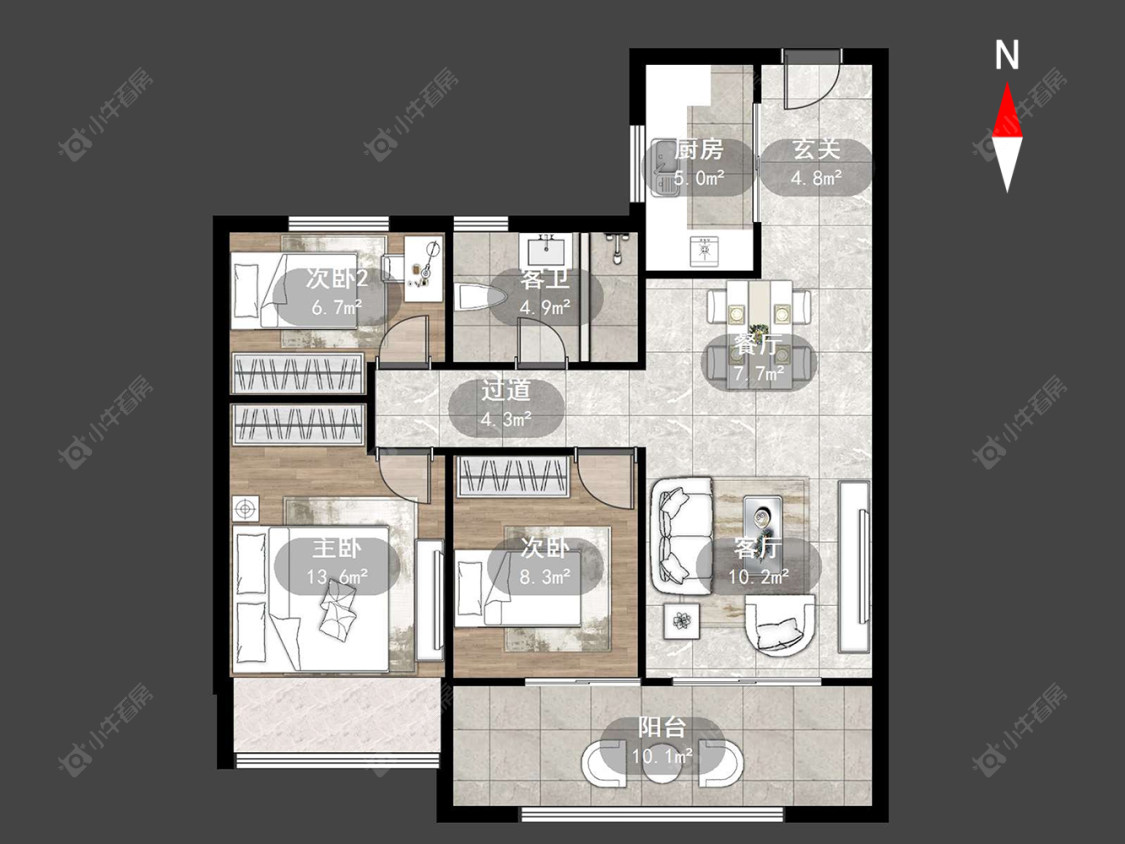 旭辉都会江来房源户型图 常州旭辉都会江来在售二手房源户型图_小牛看房
