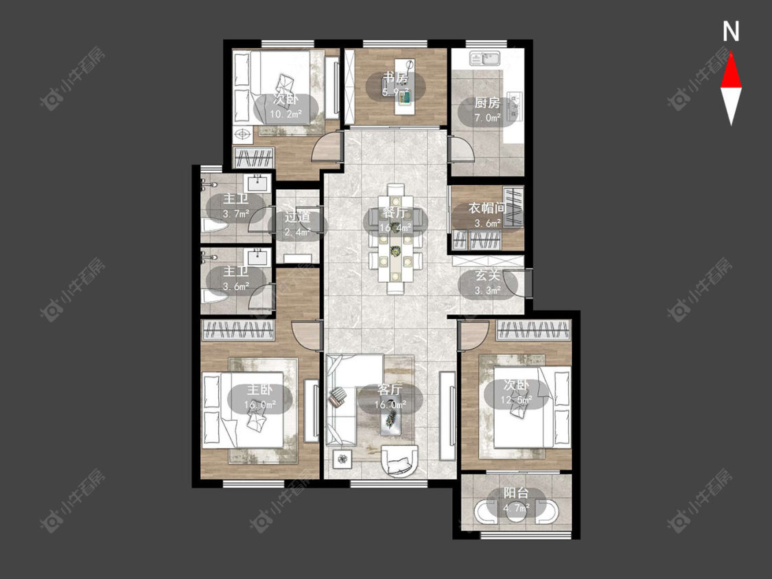 常州星盛家园在售二手房源户型图_小牛看房