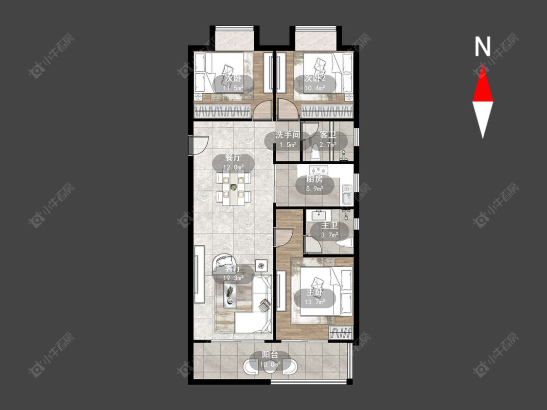 雅居乐熙悦府房源户型图 常州雅居乐熙悦府在售二手房源户型图_小牛看房