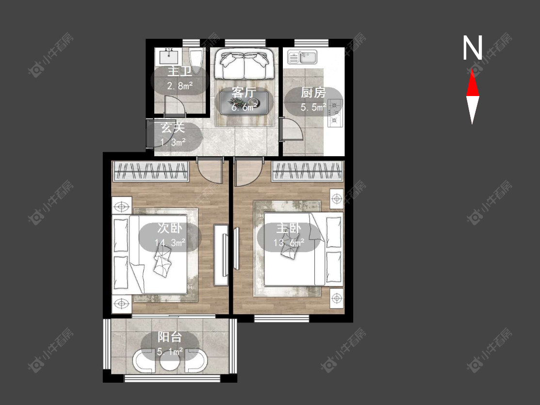 丽华二村房源户型图 常州丽华二村在售二手房源户型图_小牛看房