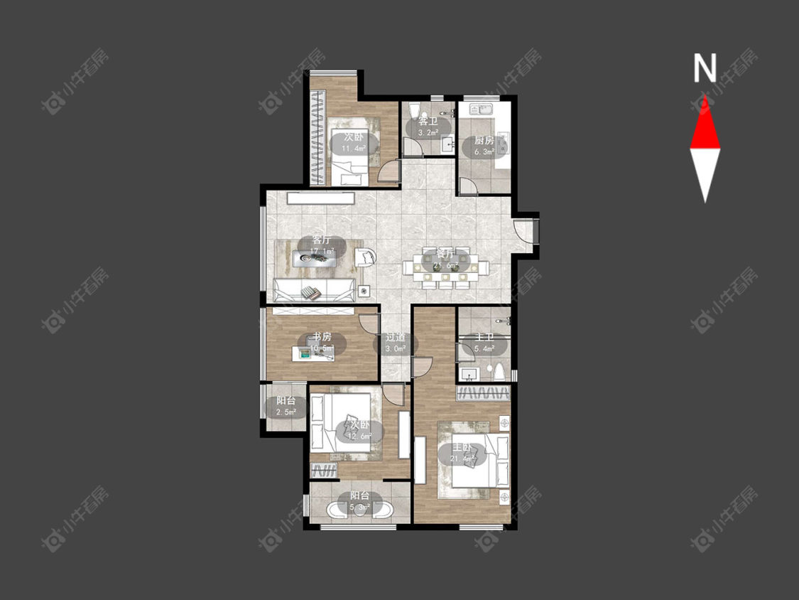 常州永宁雅苑在售二手房源户型图_小牛看房
