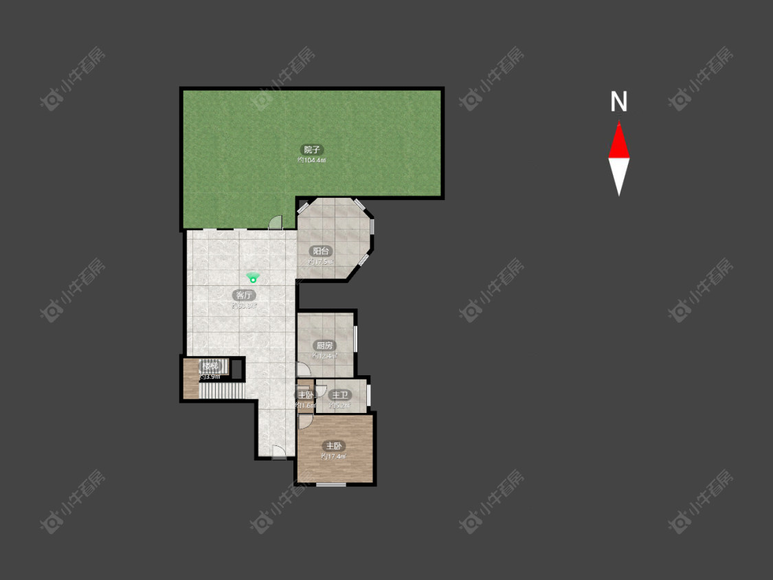 常州世茂香槟湖一期在售二手房源户型图_小牛看房