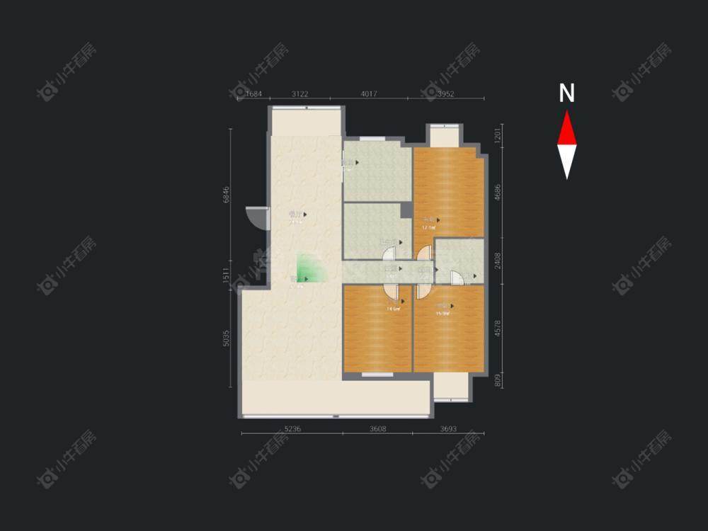常州怀德苑在售二手房源户型图_小牛看房