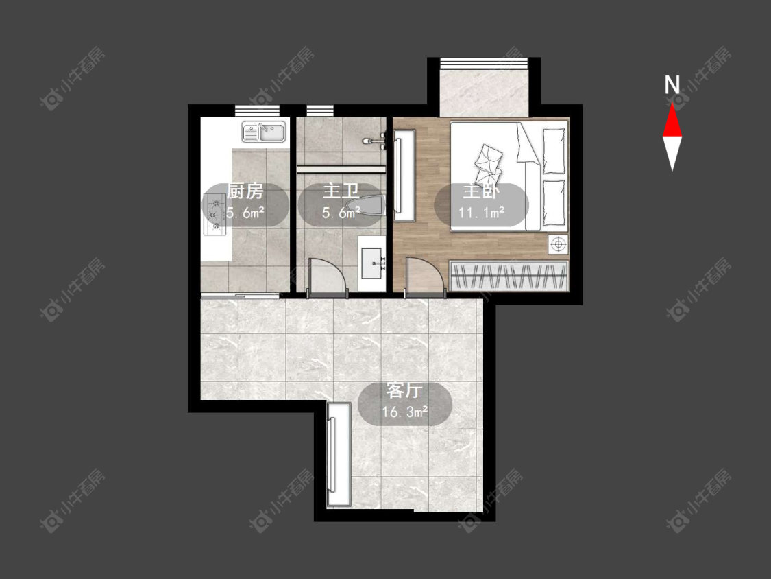 常州美丽华大厦在售二手房源户型图_小牛看房