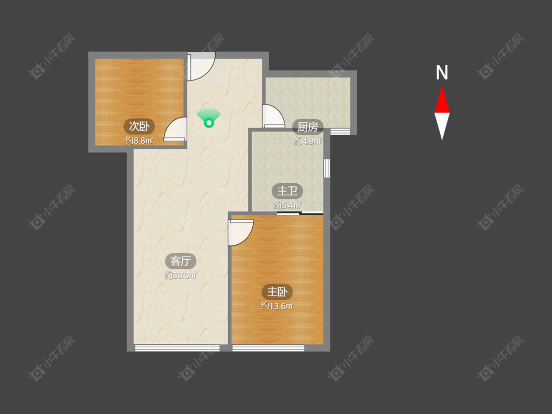 常州金百国际在售二手房源户型图_小牛看房