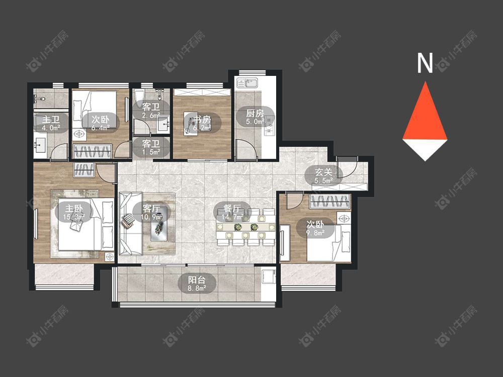 碧桂园都市森林房源户型图 常州碧桂园都市森林在售二手房源户型图_小牛看房