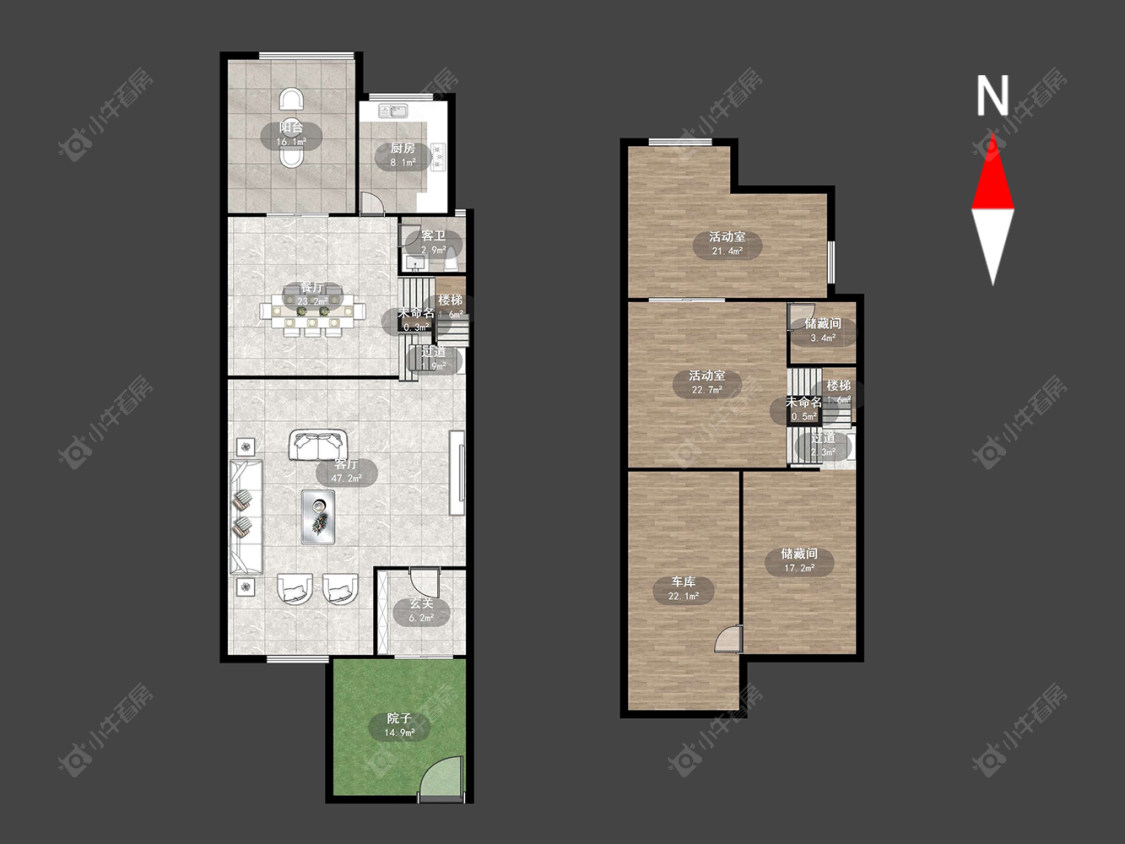 常州世茂香槟湖一期在售二手房源户型图_小牛看房