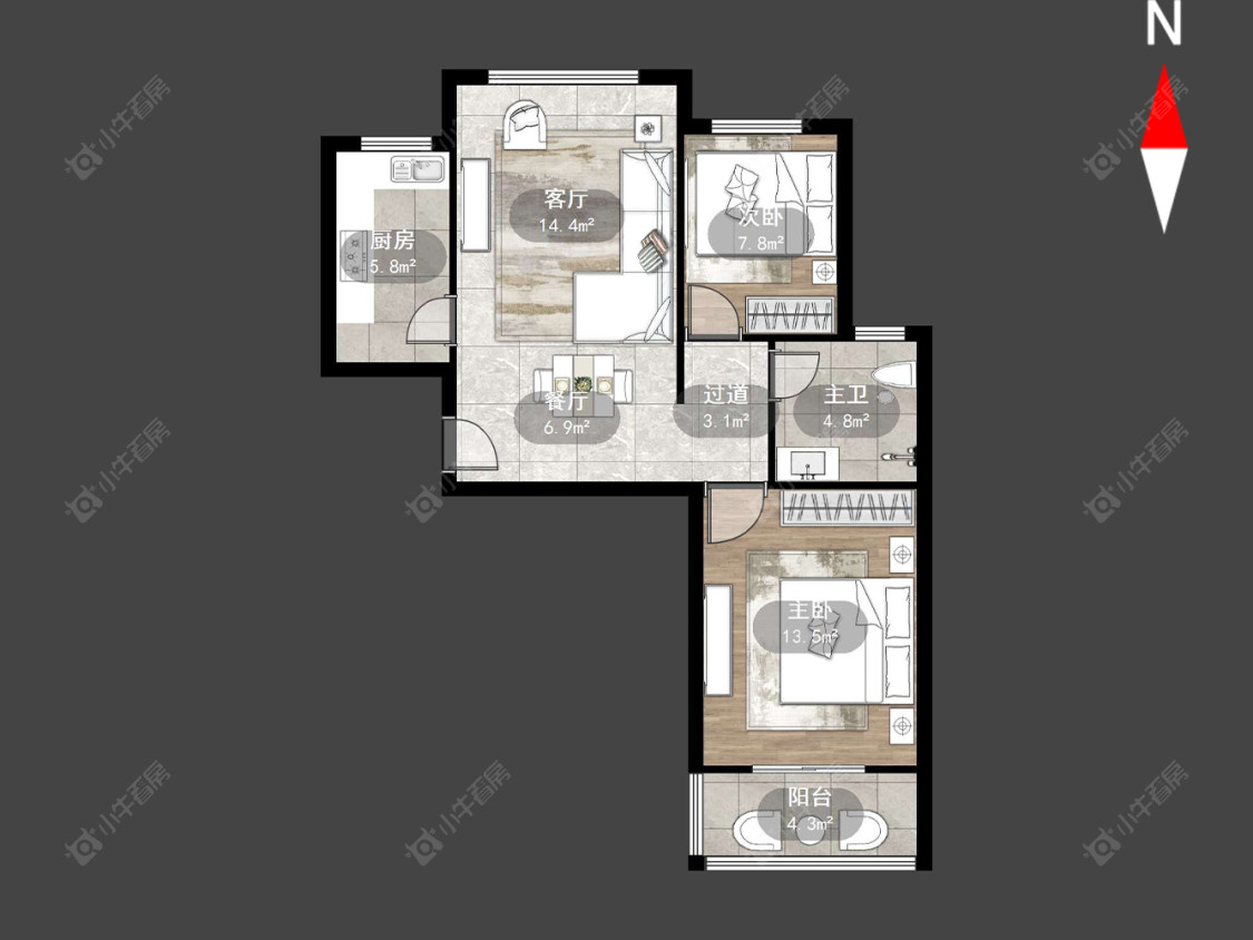 常州青洋花苑在售二手房源_小牛看房