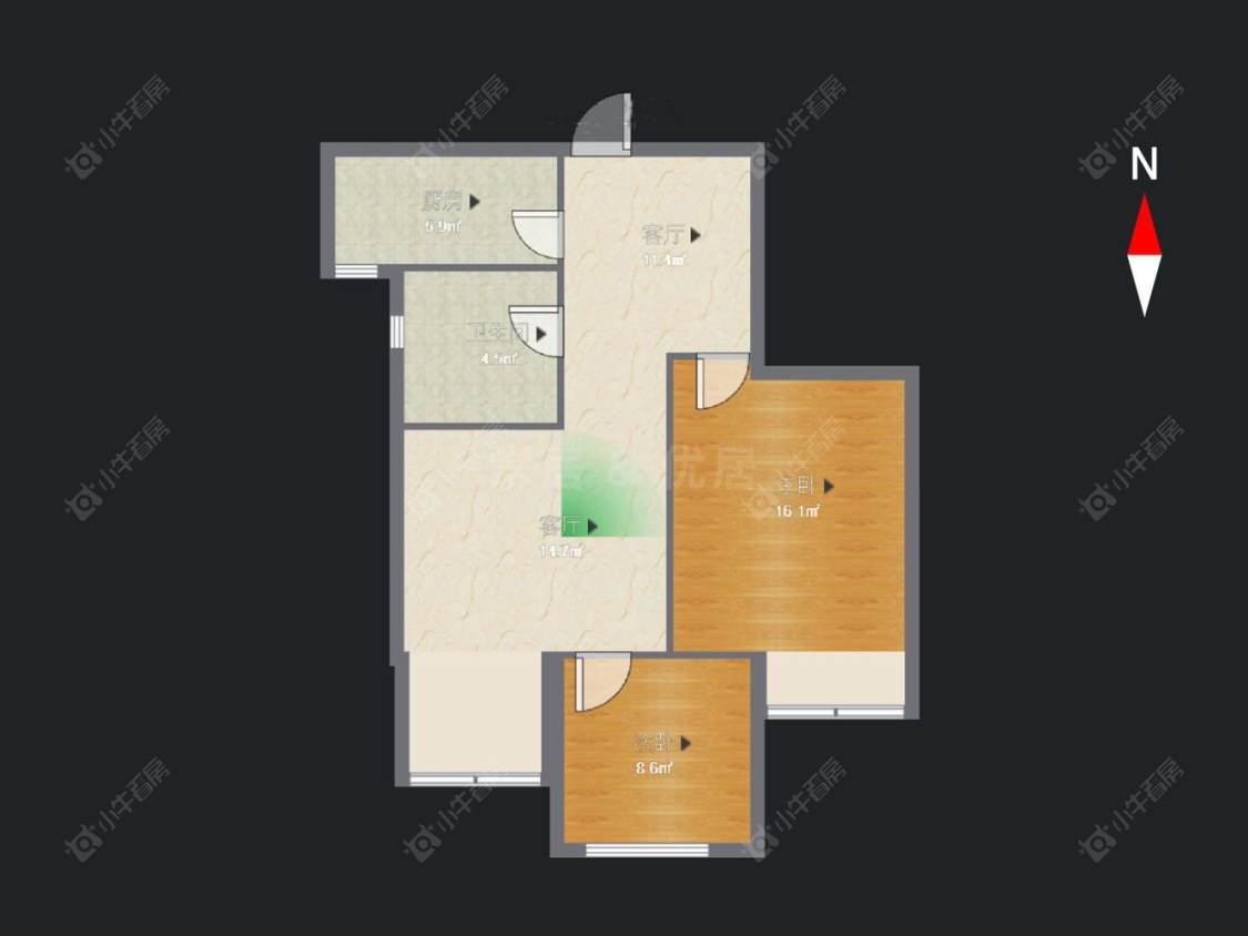 常州永宁雅苑在售二手房源户型图_小牛看房