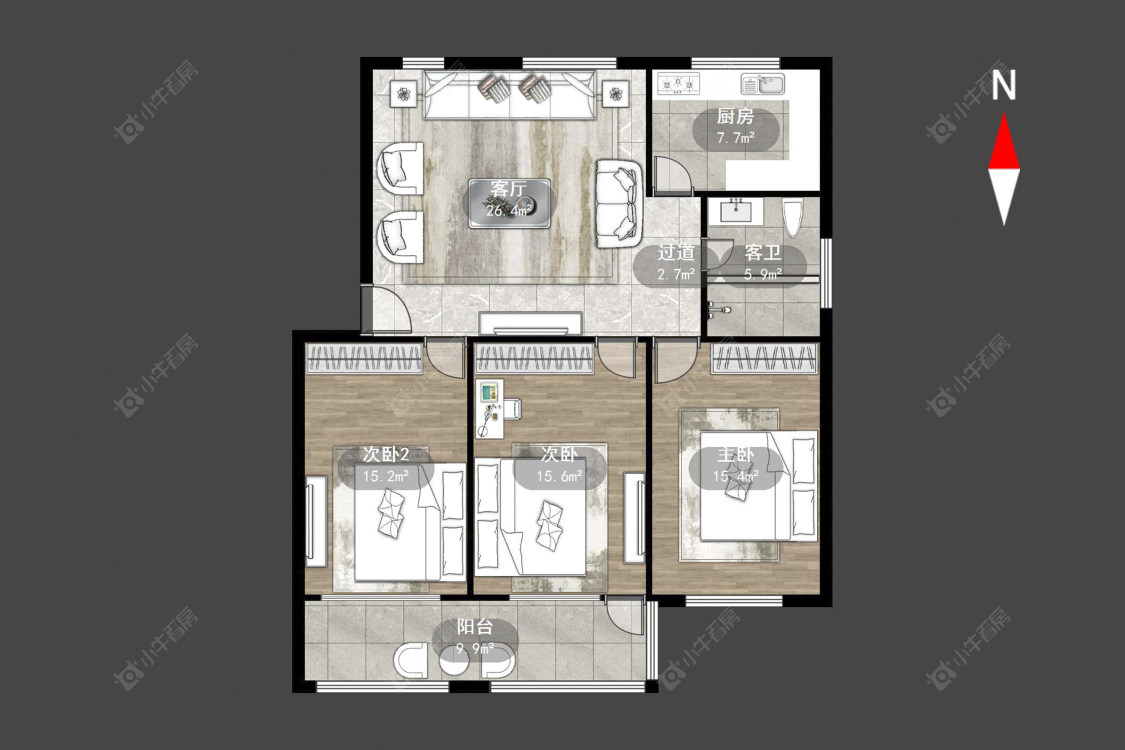 东方新村房源户型图 常州东方新村在售二手房源户型图_小牛看房