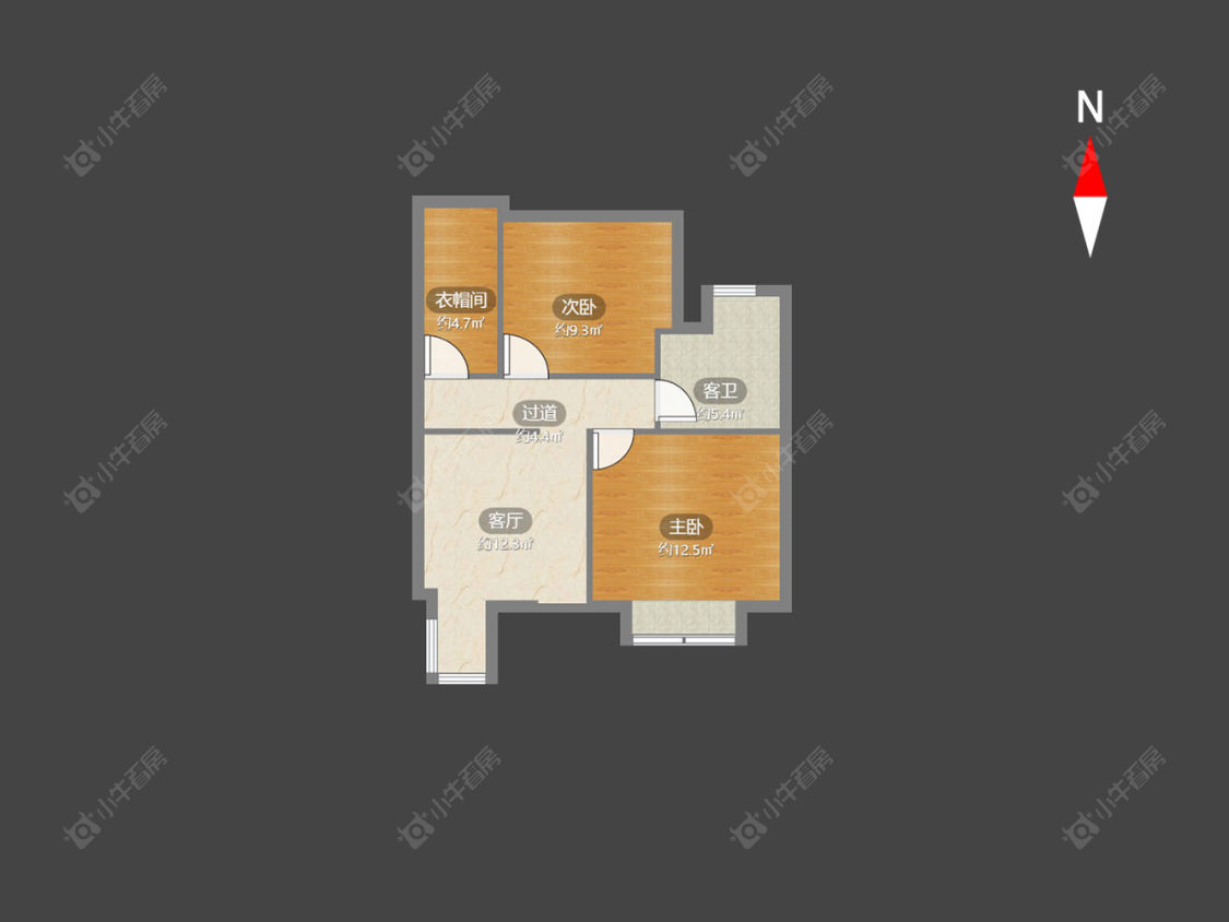 常州保利公园九里在售二手房源户型图_小牛看房