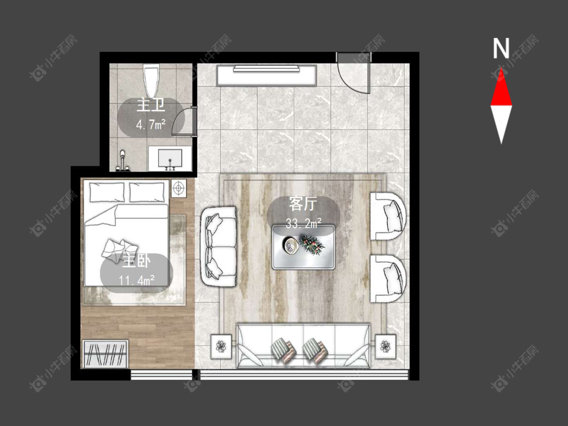 常州北城后街在售二手房源户型图_小牛看房