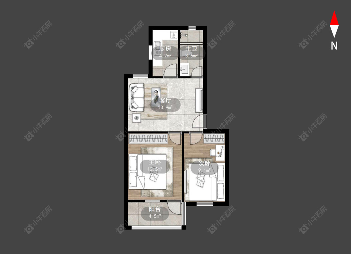 常州椿桂坊教工宿舍楼在售二手房房源户型图_小牛看房