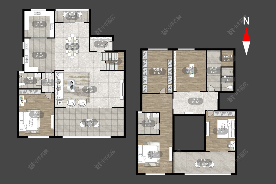 常州星河国际六区在售二手房源户型图_小牛看房