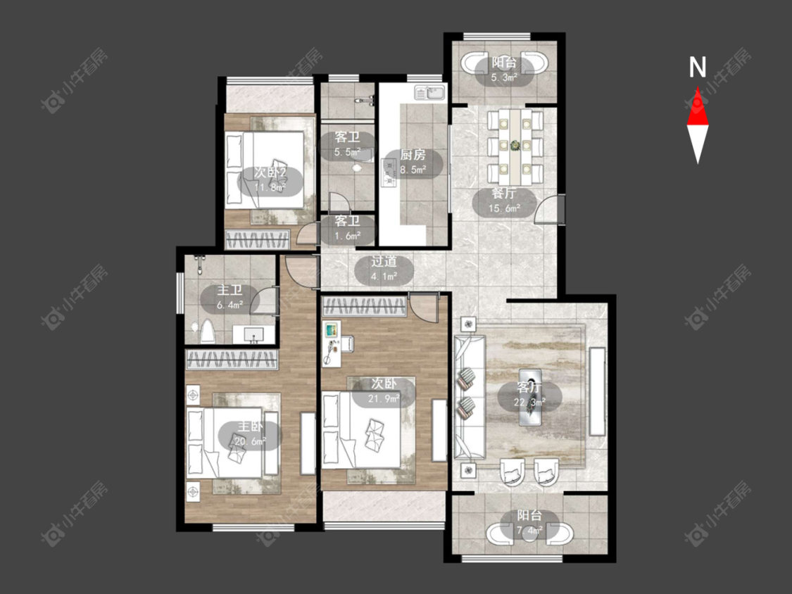常州佳兆业凤凰湖壹号在售二手房源户型图_小牛看房