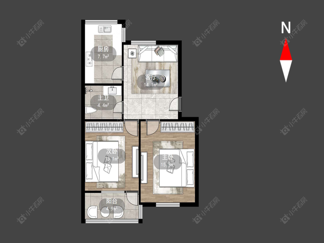 河海新村房源户型图 常州河海新村在售二手房源户型图_小牛看房