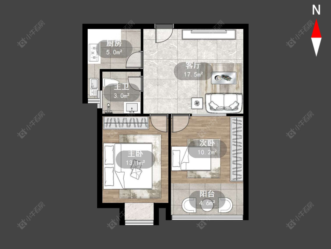 常州中意宝第在售二手房源户型图_小牛看房