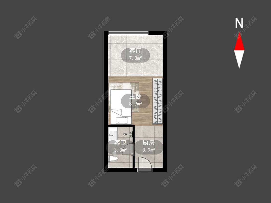 龙湖星图房源户型图 常州龙湖星图在售二手房源户型图_小牛看房