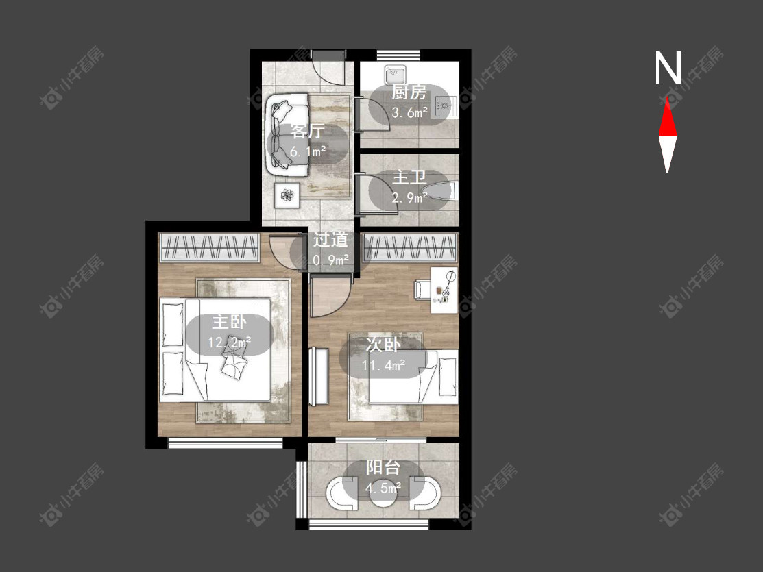 清凉新村房源户型图 常州清凉新村在售二手房源户型图_小牛看房