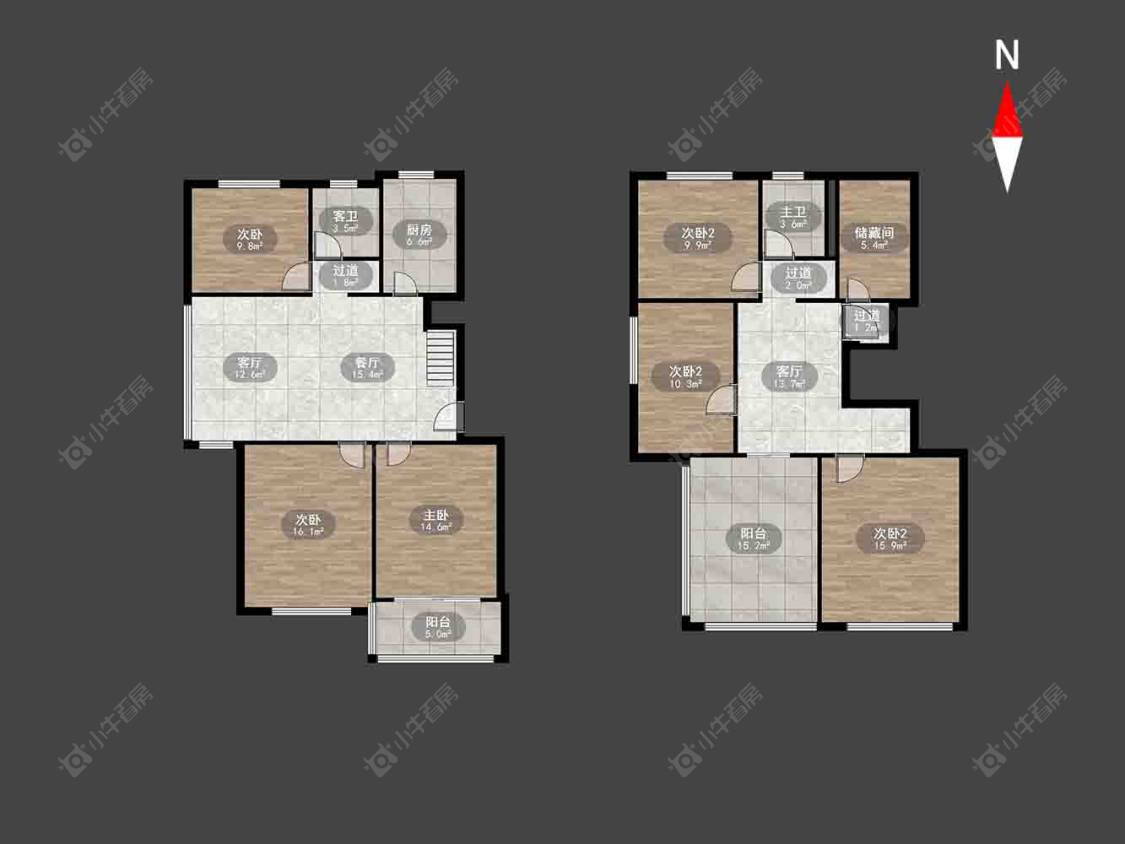 常州河苑家园北苑在售二手房房源户型图_小牛看房