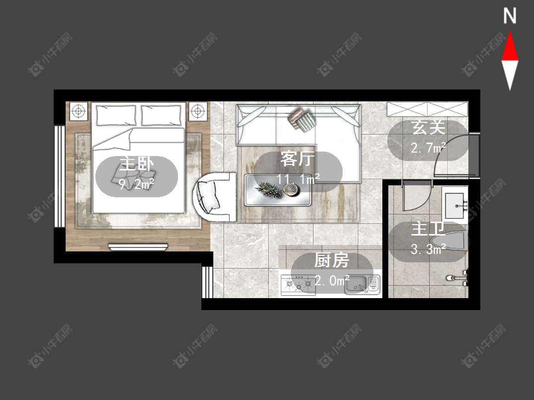 常州东方国际公寓在售二手房房源户型图_小牛看房