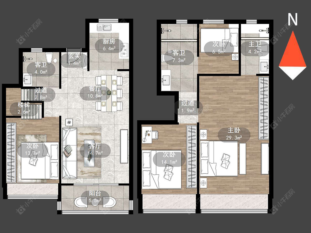 碧桂园浅水湾房源户型图 常州碧桂园浅水湾在售二手房源户型图_小牛看房