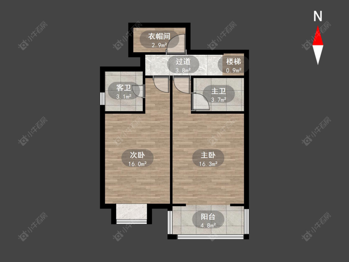 河景花园房源户型图 常州河景花园在售二手房源户型图_小牛看房