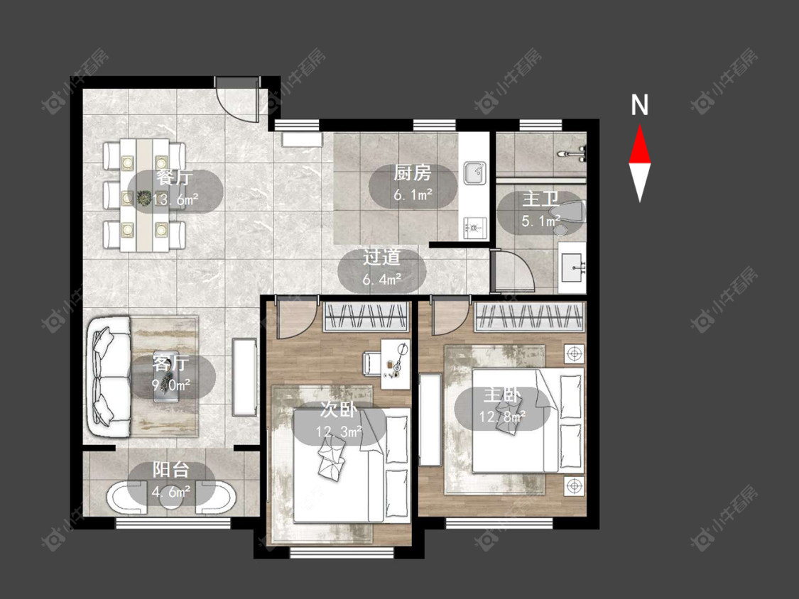 常州绿地世纪城三期在售二手房源户型图_小牛看房