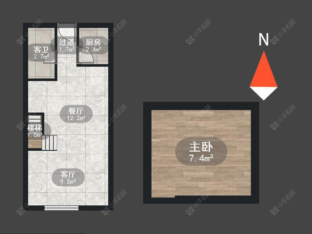 常州蓝天花园东区在售二手房房源户型图_小牛看房