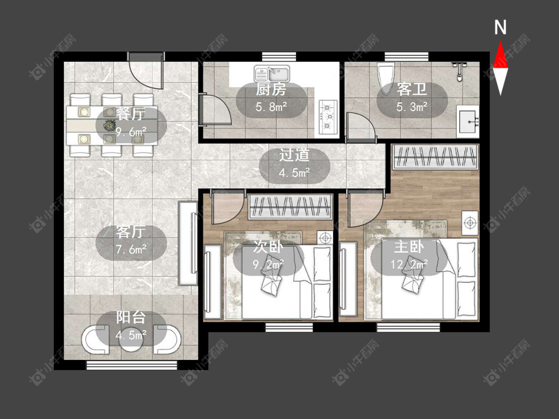 常州悦蓉雅苑在售二手房源户型图_小牛看房