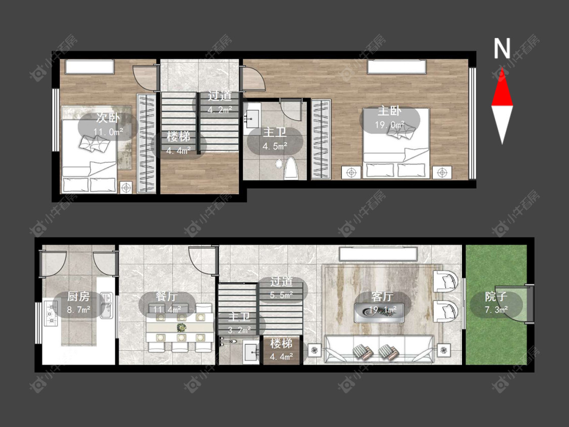 常州圩塘镇永新路在售二手房源户型图_小牛看房