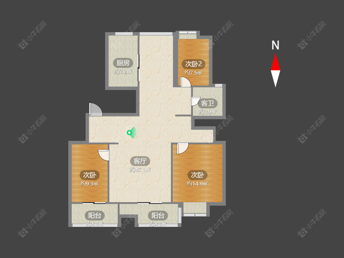 常州盛世名门在售二手房源户型图_小牛看房